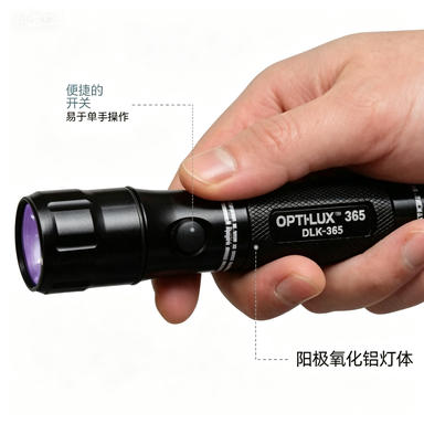 LED UV-A检测手电筒